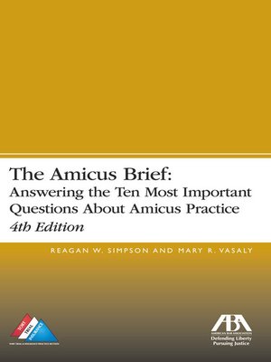 cover image of The Amicus Brief
